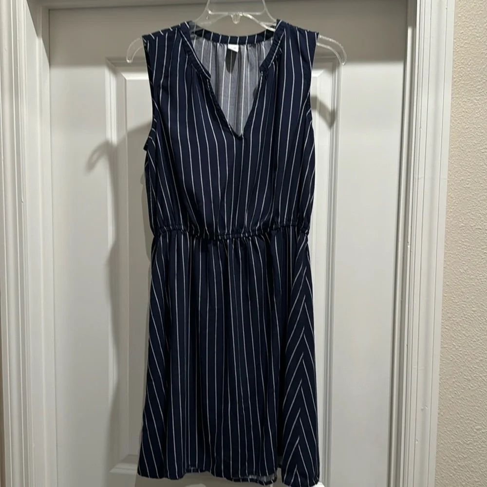 old navy striped blue dress Old Navy | Dresses | Old Navy Navy And White Striped Dress Size Small